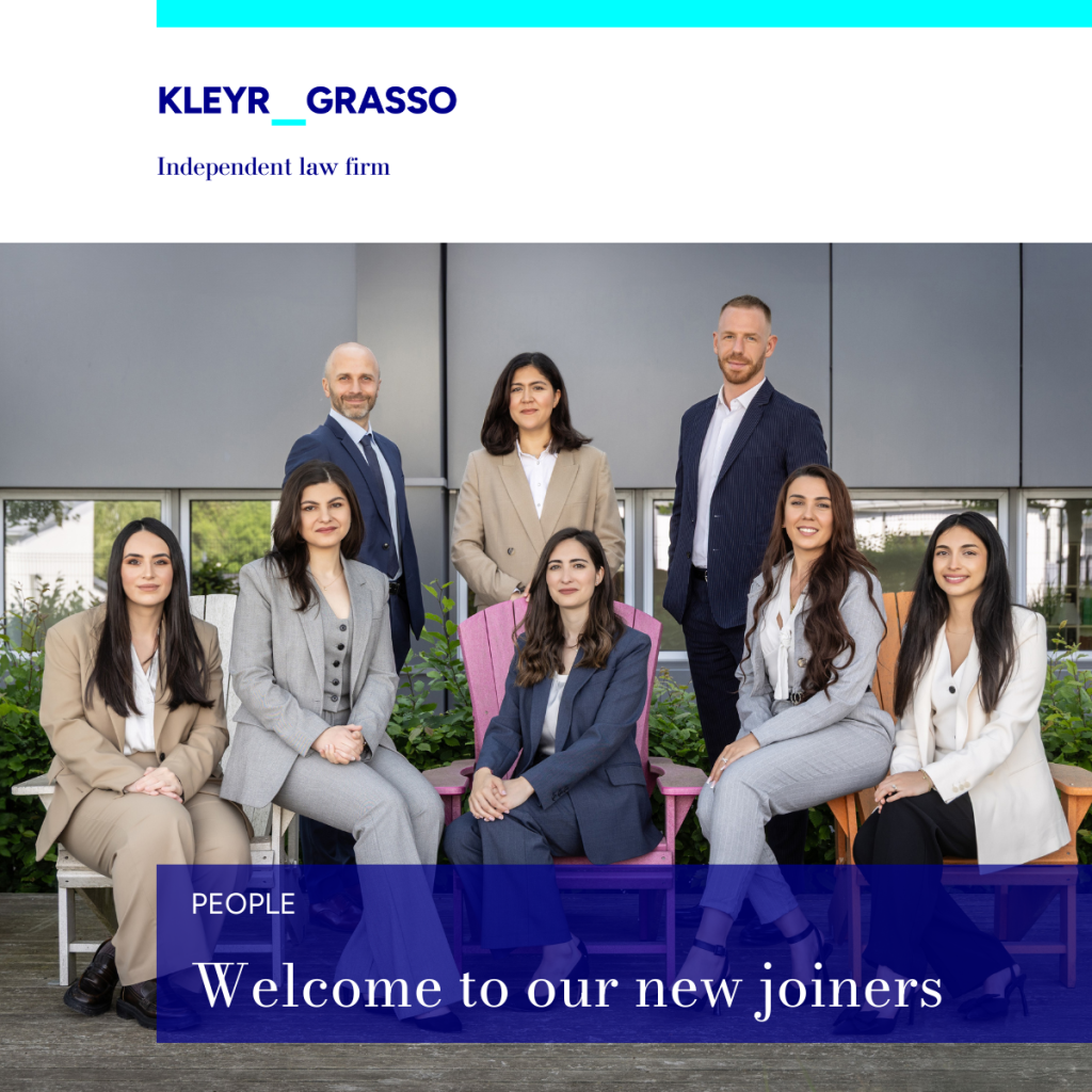 KLEYR GRASSO strengthens key practice areas with the addition of eight new lawyers